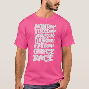 T-shirt Heures de travail Lundi Mercredi Vendredi Samedi R