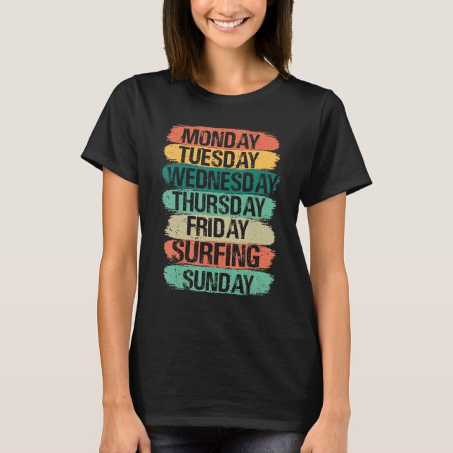 T-shirt Heures d'ouverture Lundi Mercredi Vendredi Samedi  (Devant)