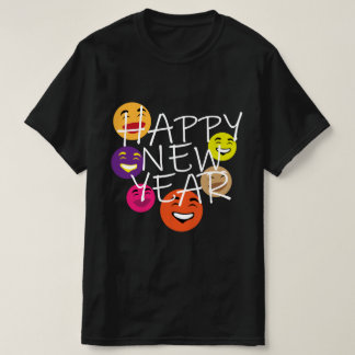 T-SHIRT HEUREUSE ANNÉE EMOJIS