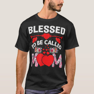 T-shirt Heureuse d'être appelée Maman Bonne fête des Mères
