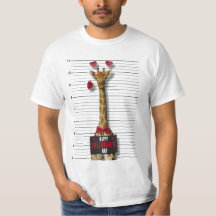 Heureuse Sainte-Valentin Coupable Giraffe Drôle Mu