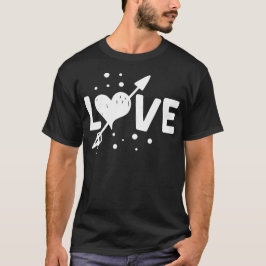 T-shirt heureuse Sainte-Valentin d'amour