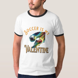 T-shirt Heureuse Sainte-Valentin de football pour 
