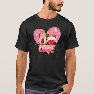 T-shirt Heureuse Sainte-Valentin Gnome Love Drôle Hommes F