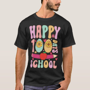 T-shirt heureux 100 jours d'école 100 jours d'école 100 jo