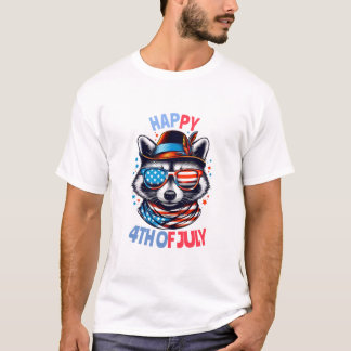 T-SHIRT HEUREUX 4 JUILLET