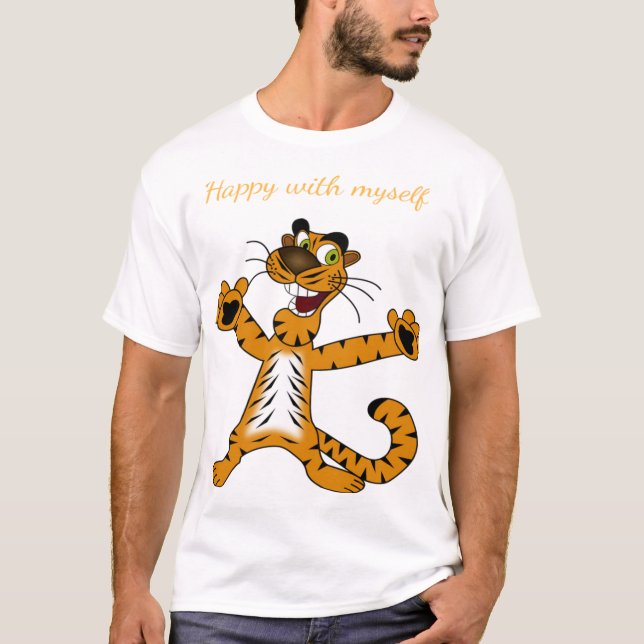 T-shirt Heureux avec moi (Devant)