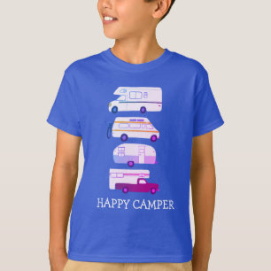T-shirt HEUREUX CAMPER Campervan vanlife RV Trailer PERSON
