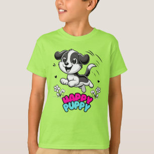 T-shirt Heureux Chiot