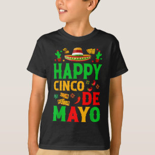 T-shirt Heureux Cinco De Mayo Mexicain Fiesta Squad 5 De M