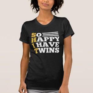 T-shirt Heureux d'avoir des jumeaux
