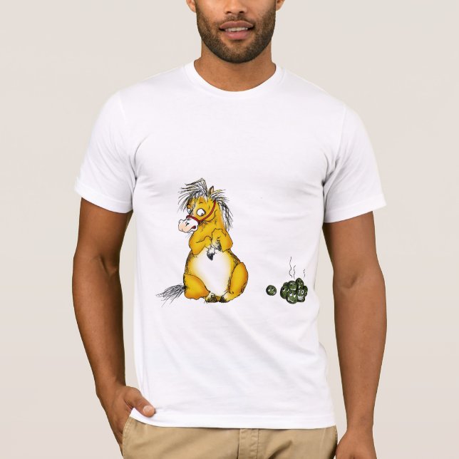 T-shirt **** Heureux de cheval et tout cela ! (Devant)