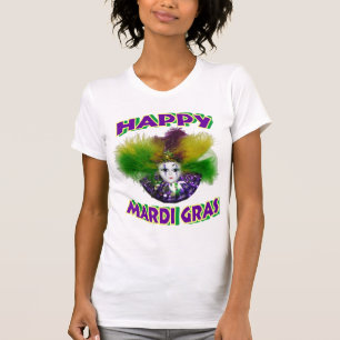T-shirt heureux de mardi gras