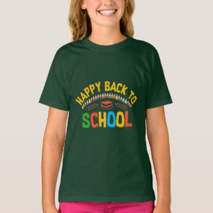 T-SHIRT HEUREUX DE RETOUR À L'ÉCOLE