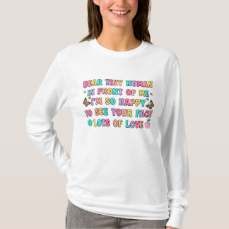 T-shirt Heureux de voir votre professeur de visage