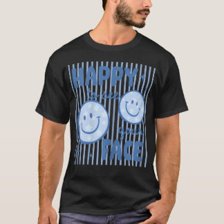 T-shirt Heureux de voir votre visage sourire visage enseig