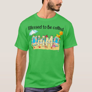 T-shirt Heureux D'Être Appelé Amma Summer Beach Heureux Mo