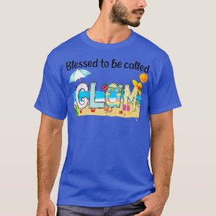 T-shirt Heureux D'Être Appelé Glam Summer Beach Heureux Mo