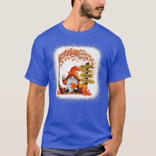 T-shirt Heureux D'Être Appelé Maman Gnome Automne Merci