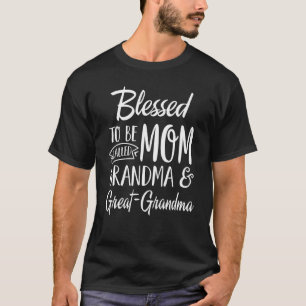 T-shirt Heureux D'Être Appelé Maman Grand-Mère Grand Grand