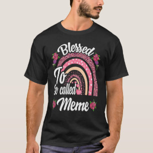 T-shirt Heureux D'Être Appelé Mème Mat Migné Arc En Ciel P