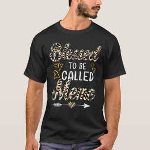 T-shirt Heureux D'Être Appelé Mème Mêmes Murs Coeurs Léopa