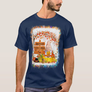 T-shirt Heureux D'Être Appelé Pop Gnome Automne Thanksg