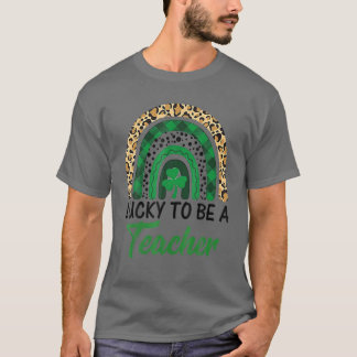 T-shirt Heureux d'être un enseignant Arc-en-ciel enseignan