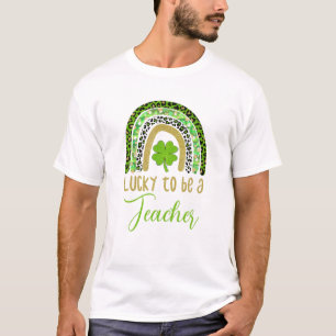 T-shirt Heureux D'Être Un Enseignant St patrick D'Enseigna