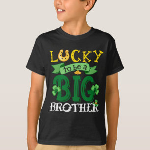T-shirt Heureux D'Être Un Frère Shamrock De La Fête St. Pa