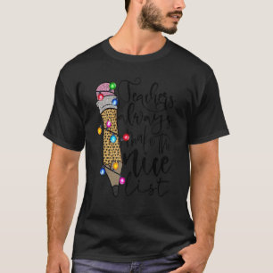 T-shirt Heureux Enseignants Chrismukkah Toujours Faire Le 