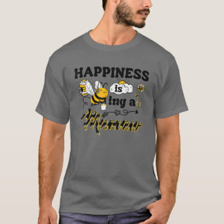 T-shirt Heureux Hallothanksmas Le Bonheur Est Un Mamaw Ho