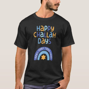 T-shirt Heureux Hanoukka Chanukah Rainbow Menorah Jewish H