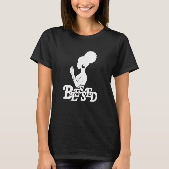 T-shirt Heureux Heureux Béni Celui (Devant)