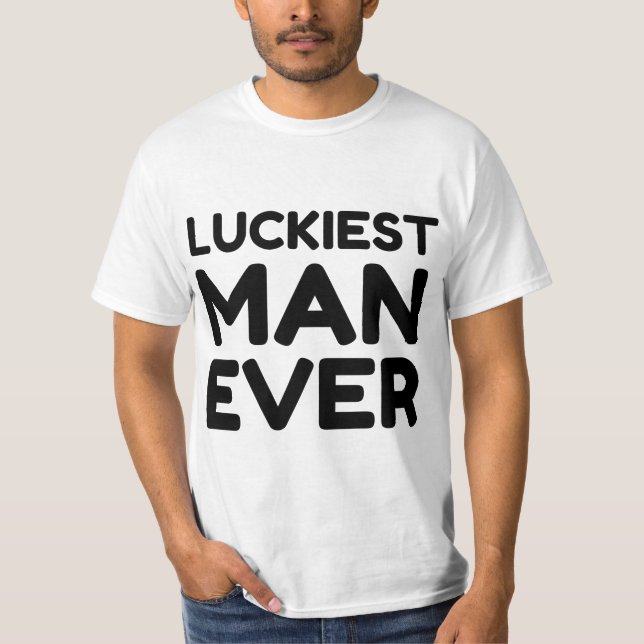 T-SHIRT HEUREUX HOMME (Devant)