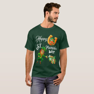 T-shirt Heureux Jour de la Saint Patrick Lucky Leprechaun 