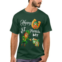 Heureux Jour de la Saint Patrick Lucky Leprechaun 