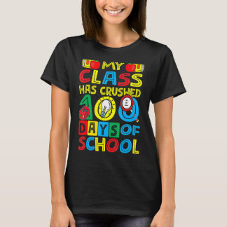 T-shirt Heureux Ma Classe A Crusé 100 Jours D'Enseignement