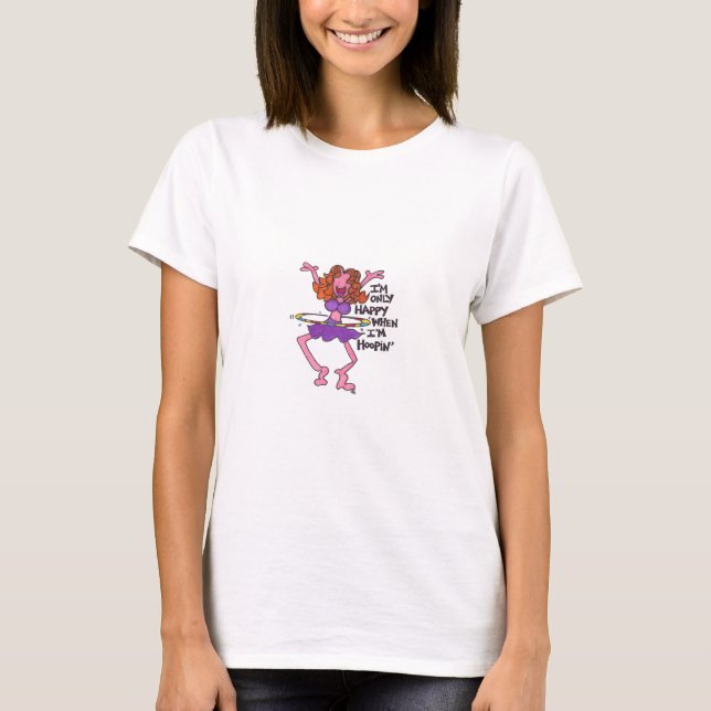 T-shirt Heureux quand je suis roux de Hoopin (Devant)