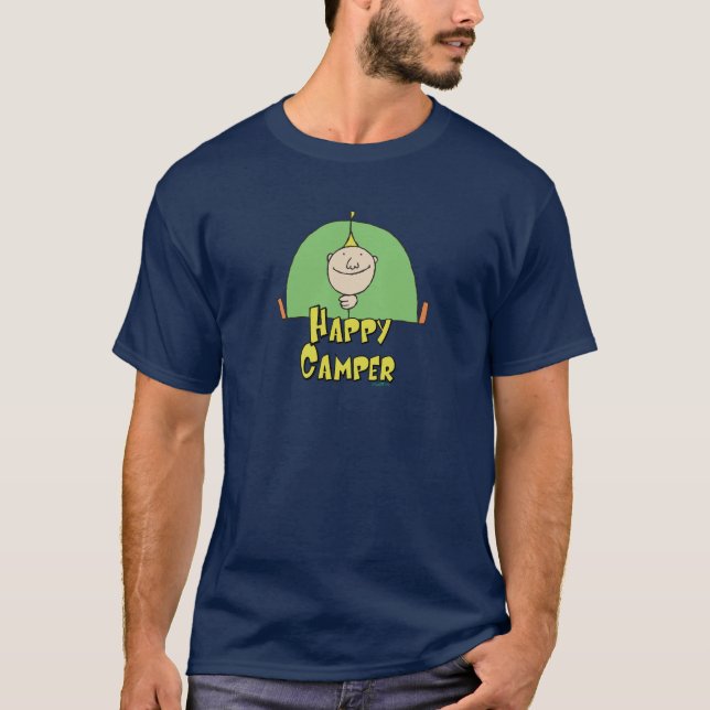T-shirt Heureux type de camping-car (Devant)