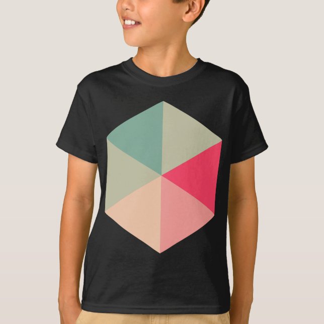 T-shirt Hexagon couleur 04 (Devant)