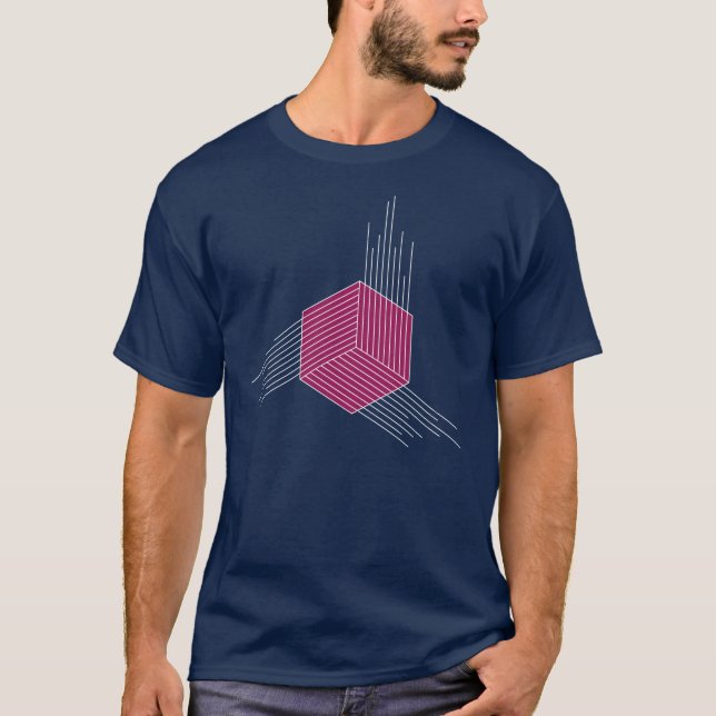 T-shirt Hexagon polygone (Devant)
