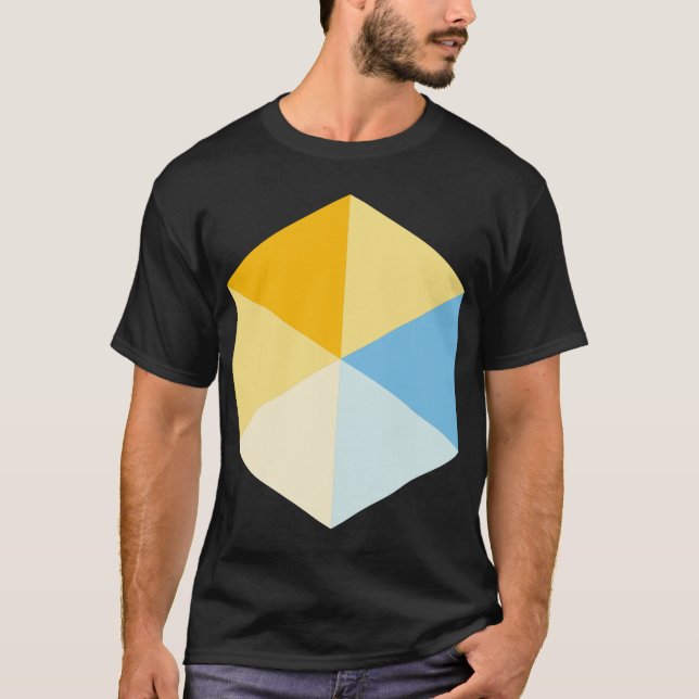 T-shirt Hexagone couleur 03 (Devant)