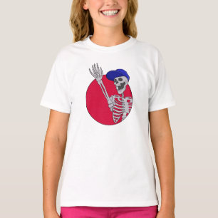 T-shirt Hey Amis Cool et drôle Squelette