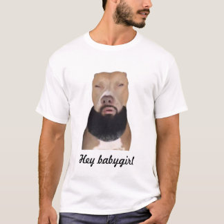 T-shirt Hey babygirl chemise nonchalante