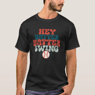 T-shirt Hey Batter Batter Swing Baseball Jeu Cheer Basemo