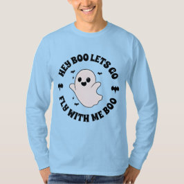 T-shirt Hey Boo Allons Voler Avec Moi