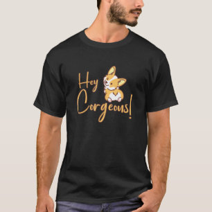 T-shirt Hey Corgeous Valentines Journée Pour Un Corgi