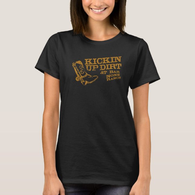 T-shirt Hey Dude Kickin Up Dirt (Devant)