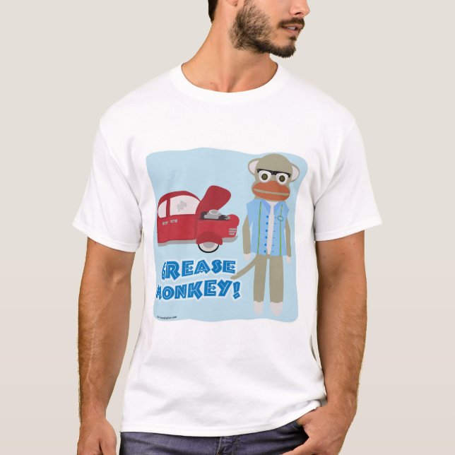 T-shirt Hey Grease Monkey (Devant)